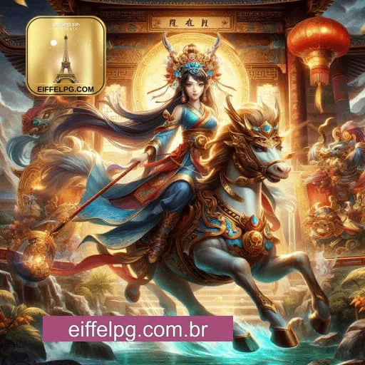 Visual apresentando títulos de fortune da EiffelPG com gráficos vibrantes e prêmios elevados